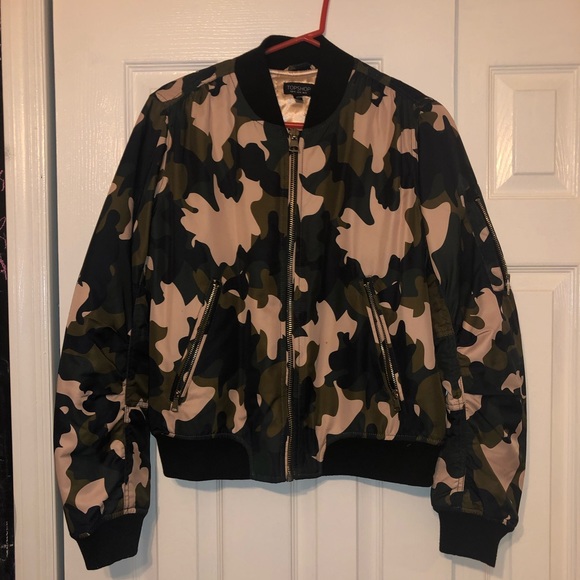 Topshop Jackets & Blazers - Camo Bomber